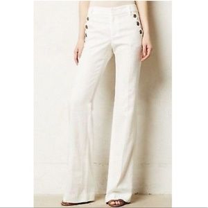 White Linen Brighton Wide-Legged